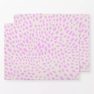 Tischset Speckles pink