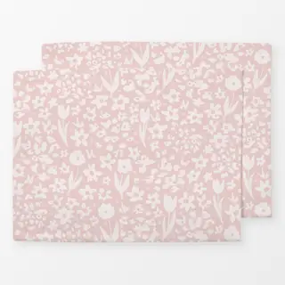 Tischset Blumen Muster Spring Rosa