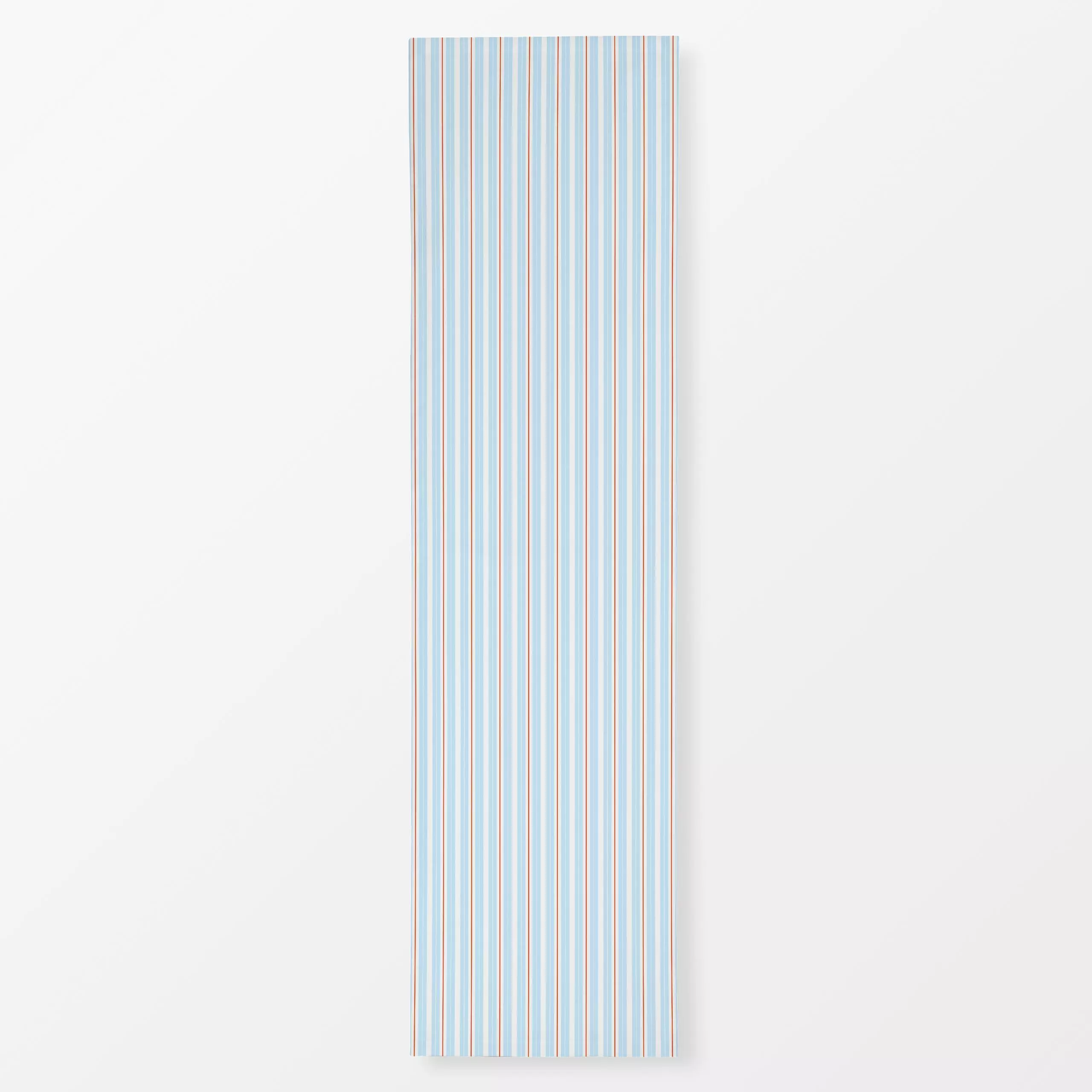 Tischläufer Retrostreifen Babyblau, Blumen, gemustert, Sommer, von Studio ROSAGRAU