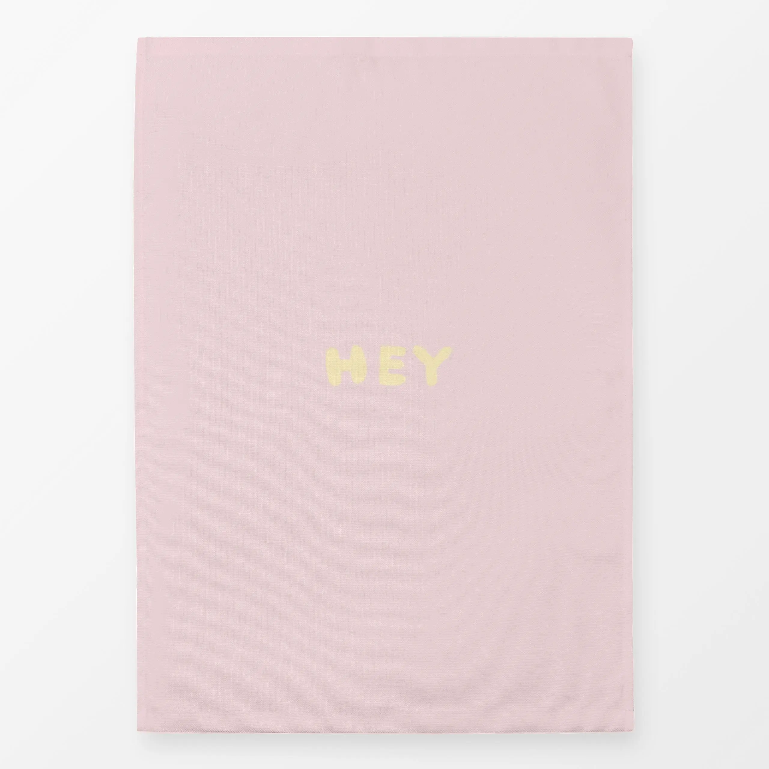 Geschirrtücher Picnic Typo Hey Buttergelb - Frühling, Sprüche & Schriftzüge - von „Studio ROSAGRAU"; Home, typografie, schri...