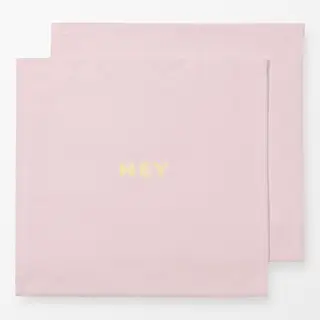 Servietten Picnic Typo Hey Buttergelb