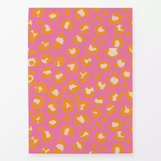 Geschirrtuch Leopardenmuster pink-orange