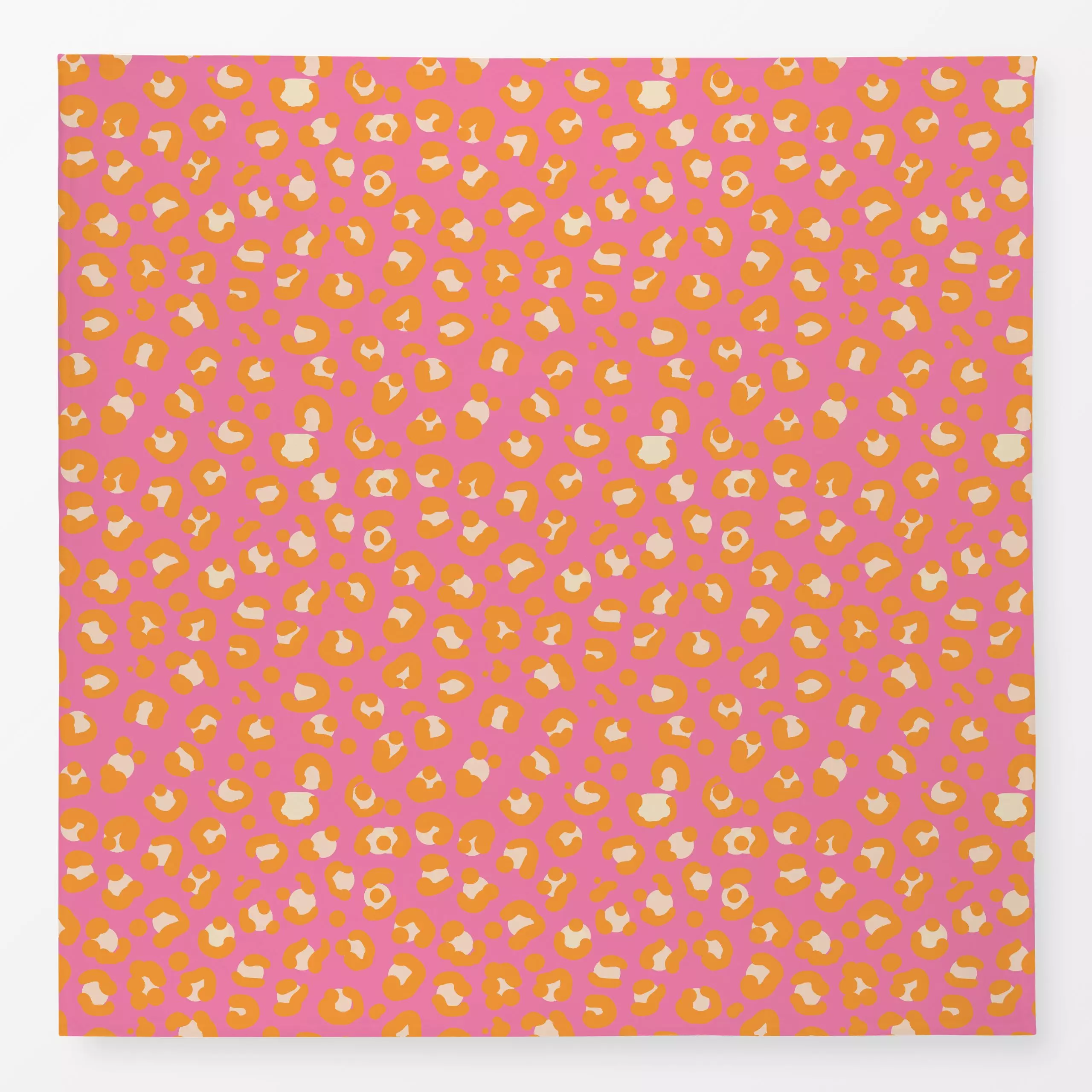 Tischdecke Leopardenmuster pink-orange - Liebe, Romantik & Pride, Symbole & Muster, Retro & Vintage - von „Julia Reyelt"; Le...