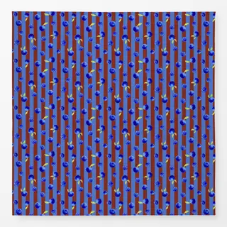 Tischdecke Fruity Blueberry Stripes