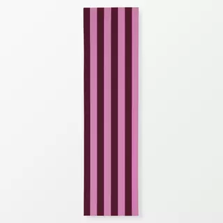 Tischläufer Blockstreifen Weinrot Pink