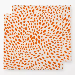 Servietten Speckles orange