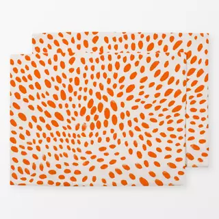 Tischset Speckles orange