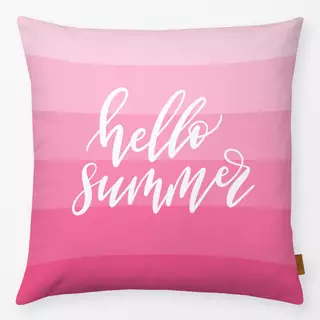 Kissen Pink Summer Hello Stripes