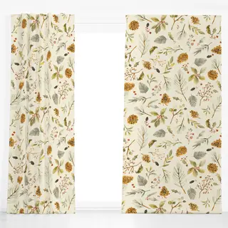 Dekovorhang Weihnachten Botanisch Pflanzen