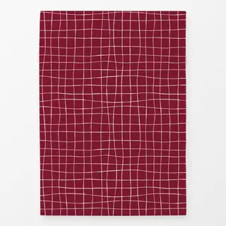 Geschirrtücher Picnic Grid Burgund