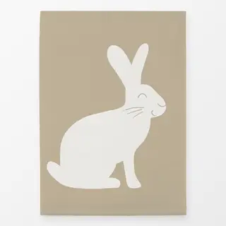 Geschirrtücher Hase beige