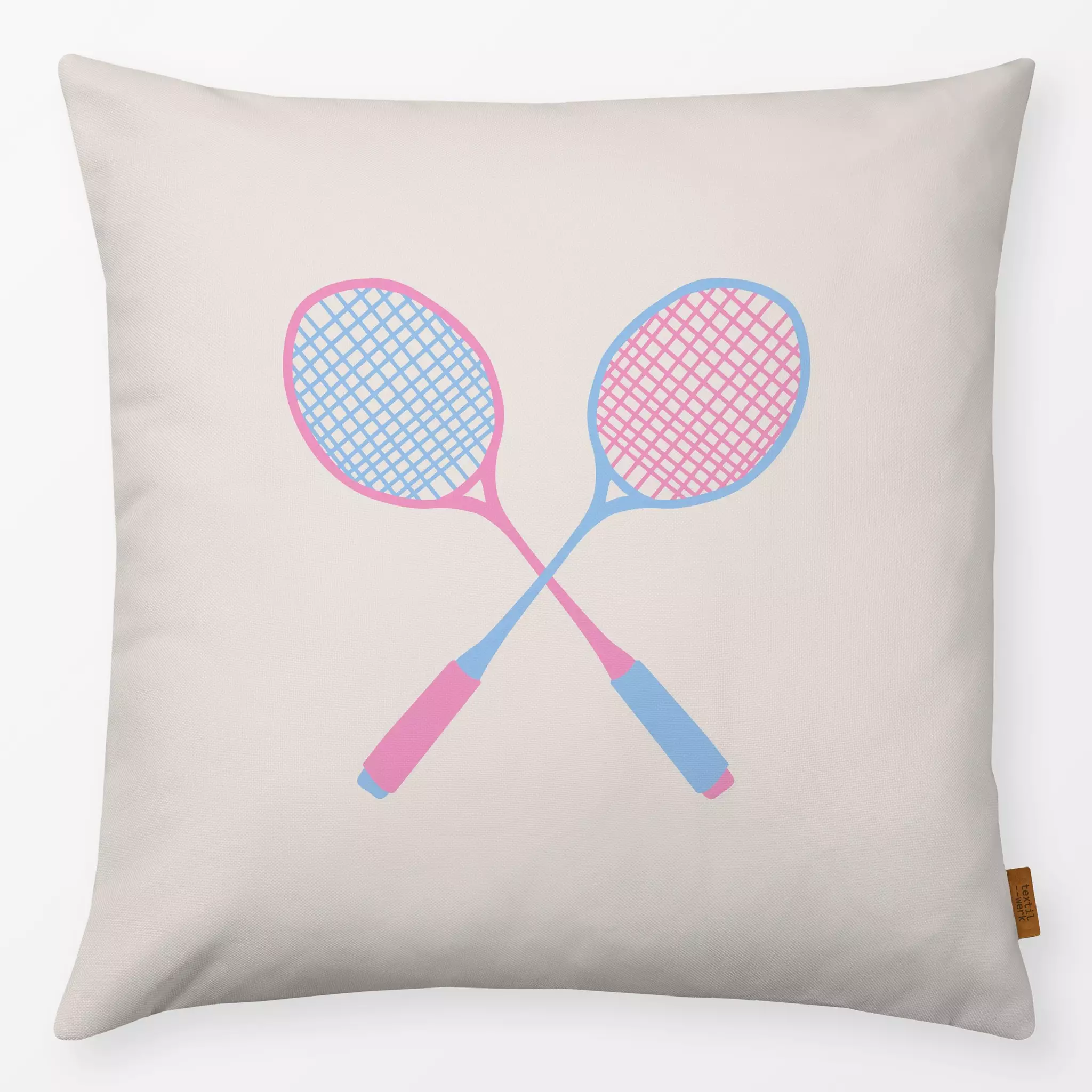 Kissen Kissen Badminton Schläger 2
