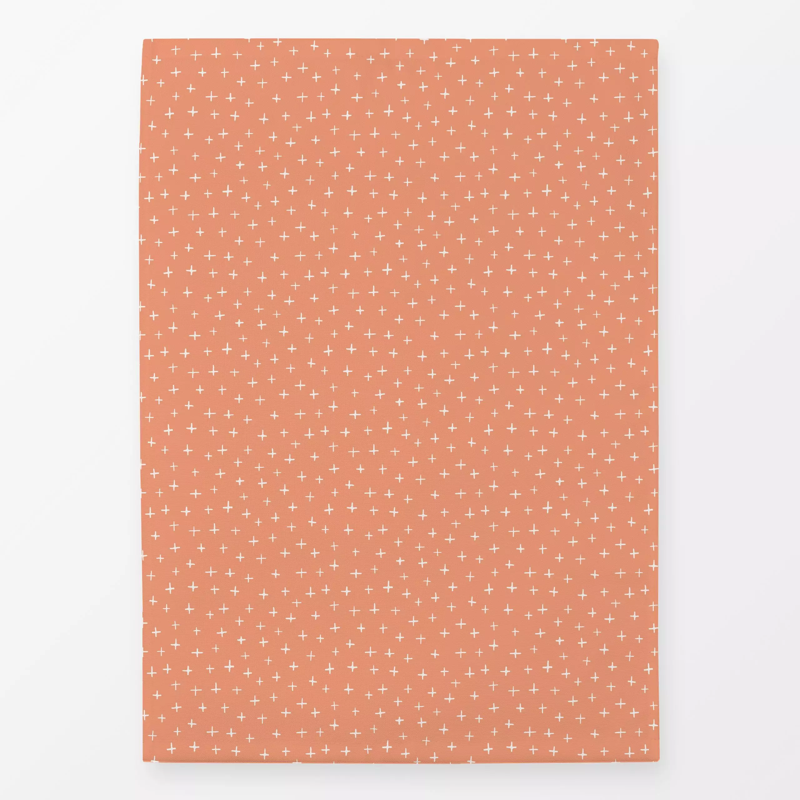 Geschirrtücher Stargazing orange - Symbole & Muster - von „Kathrin Woo"; Muster, kleingemustert, modern, verspielt, Herbstde...