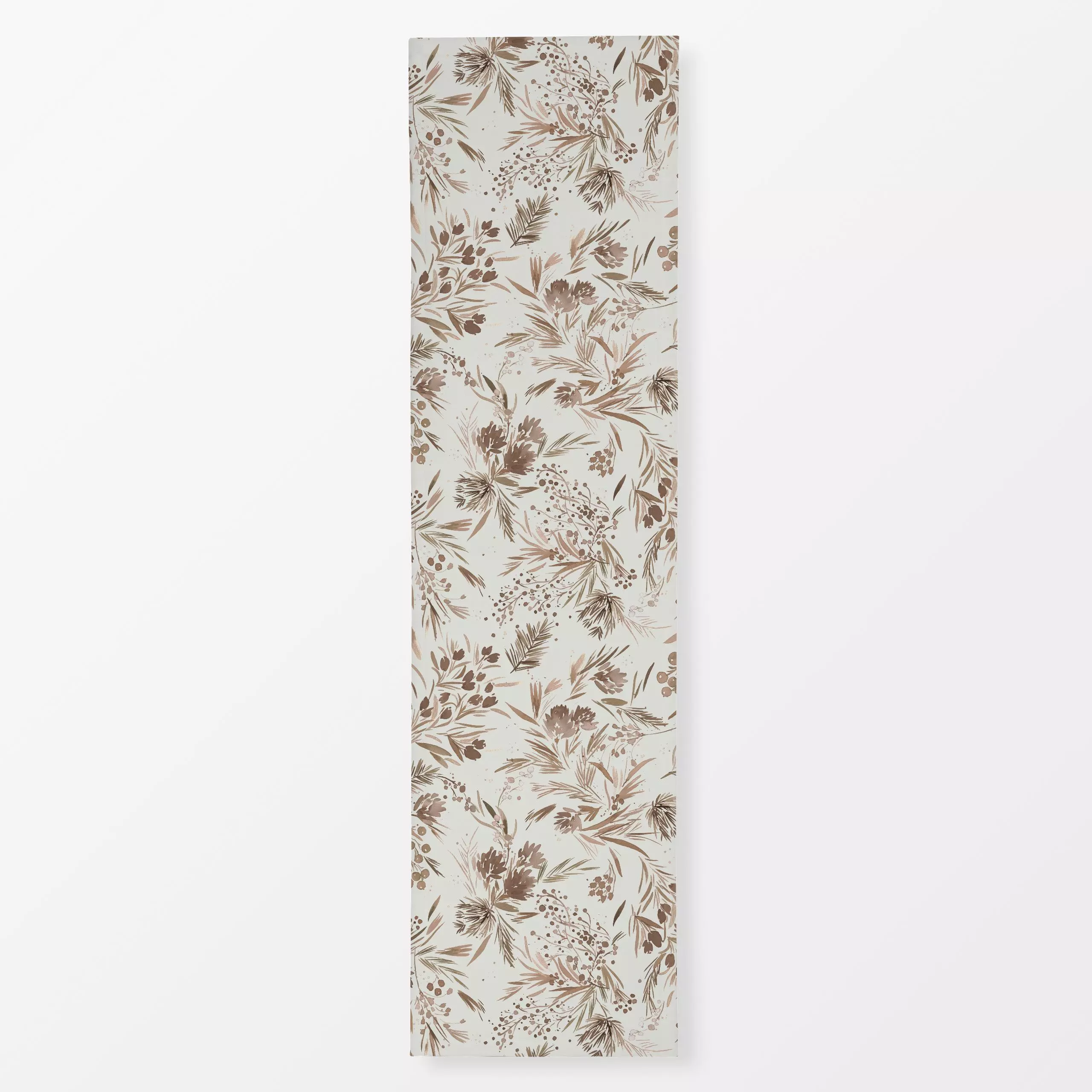 Tischläufer Festive Floral Mocha Mousse We - Blumen & Florales, Pflanzen & Botanik - von „Ninola Design "; boho, Pampasgras,...