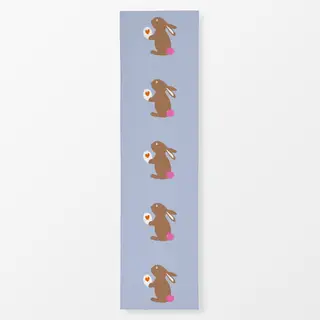 Tischläufer Osterhase Mit Ei Hellblau