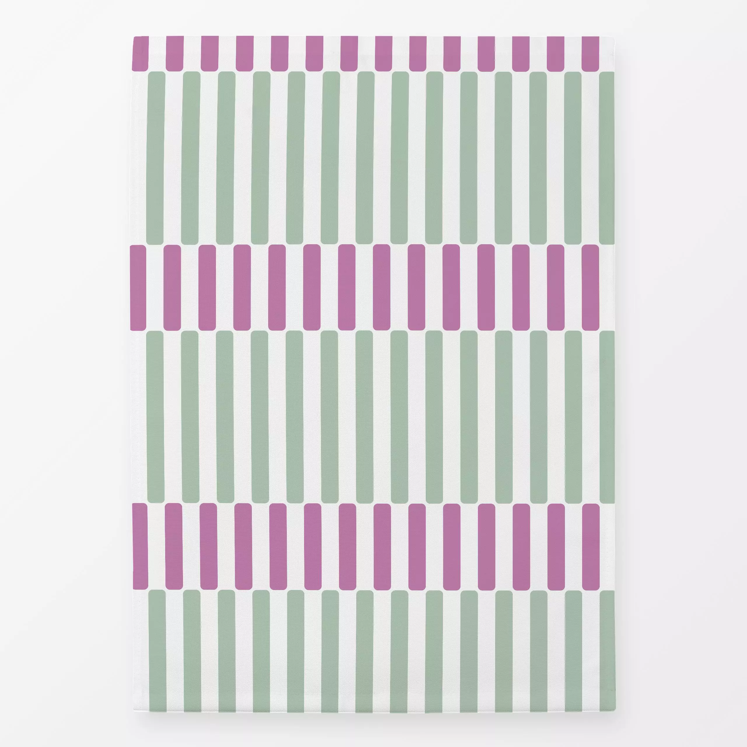 Geschirrtücher Runde Streifen grün pink - Symbole & Muster - von „Katrin Graff"; pink, Salbei, Happy, gestreift, violett, St...