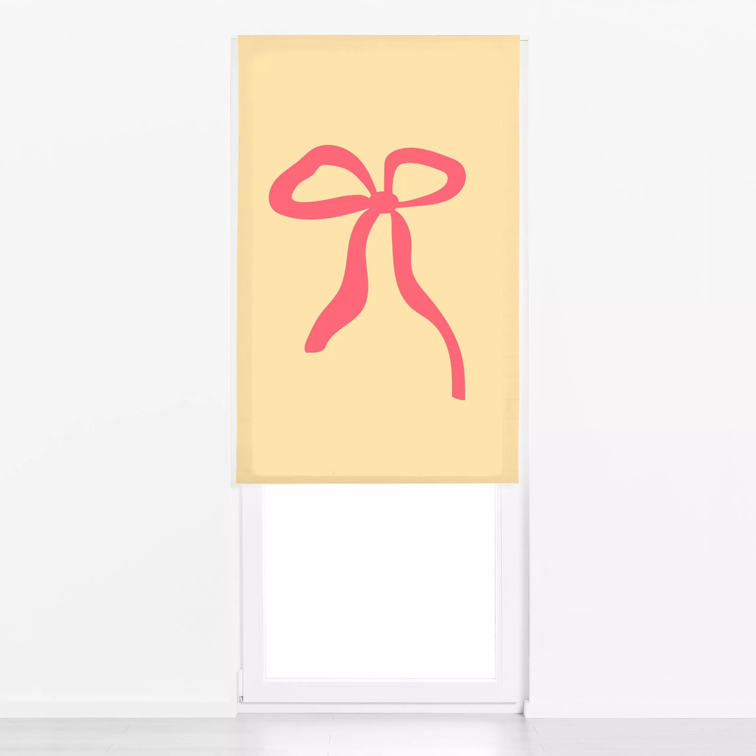 Raffrollo Schleife Pink - Kinderzimmer & Motive für Kinder, Liebe, Romantik & Pride - von „Jana Moßmann"; Kinderzimmer, Lieb...