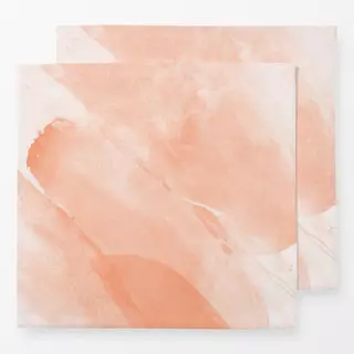 Servietten Brush strokes peach 2