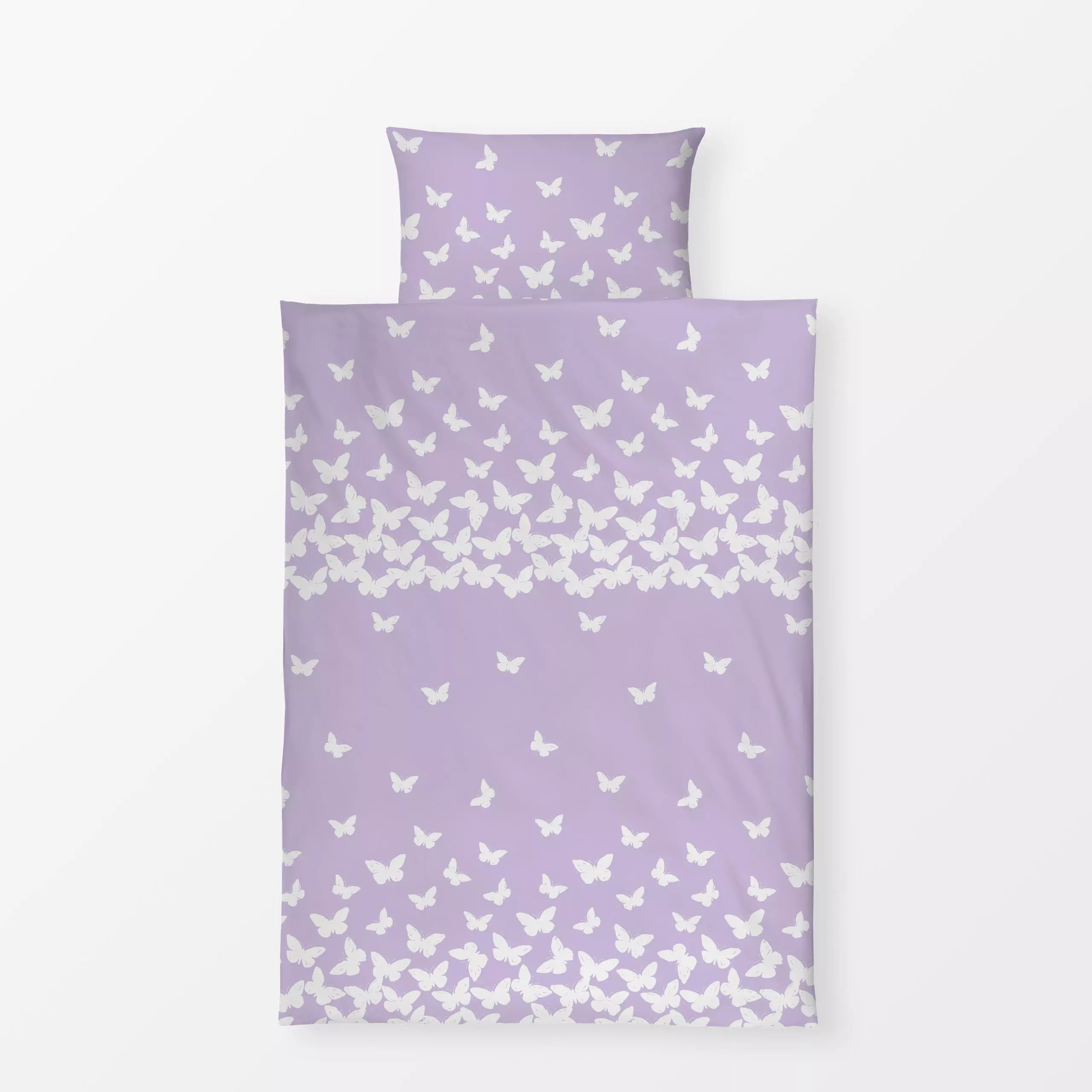 Bettwäsche Schmetterlinge 3 - Frühling, Kinderzimmer & Motive für Kinder - von „Primus Pattern"; boho, Schmetterling, Tiere,...