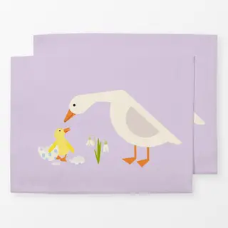 Tischset Ostern Küken & Gans