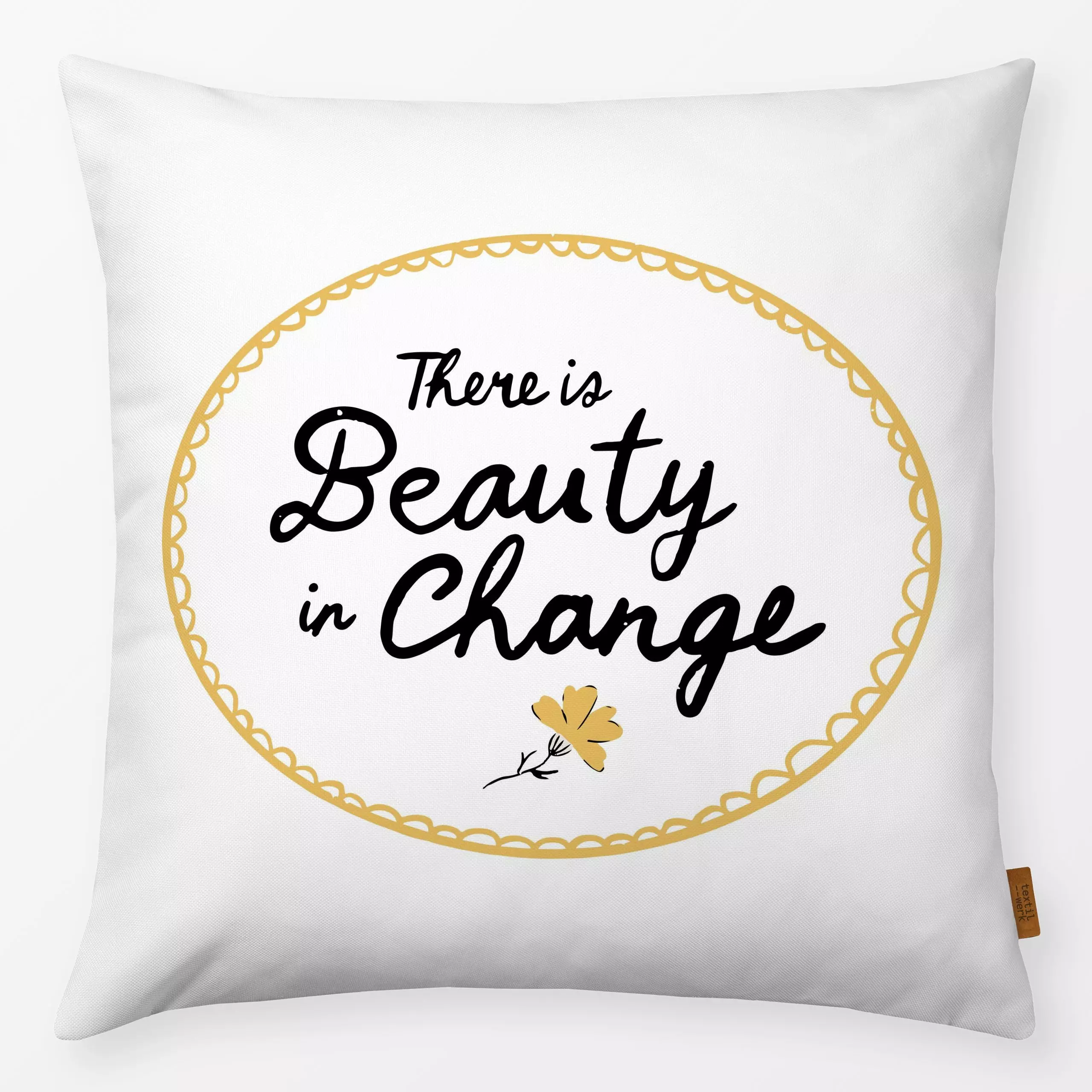 Kissen Beauty - Frühling, Sprüche & Schriftzüge, Ostern - von „moDeern Design Studio"; Ostern, Fruehling, selflove, selfcare...