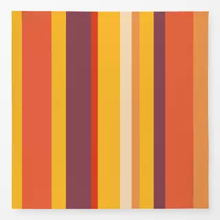 Tischdecke Herbstzauber Streifen - orange