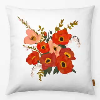Kissen Mohnblumen