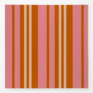 Tischdecke Vertikale Streifen Pink Orange