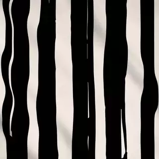 Meterware Autumn Stripes Schwarz Beige