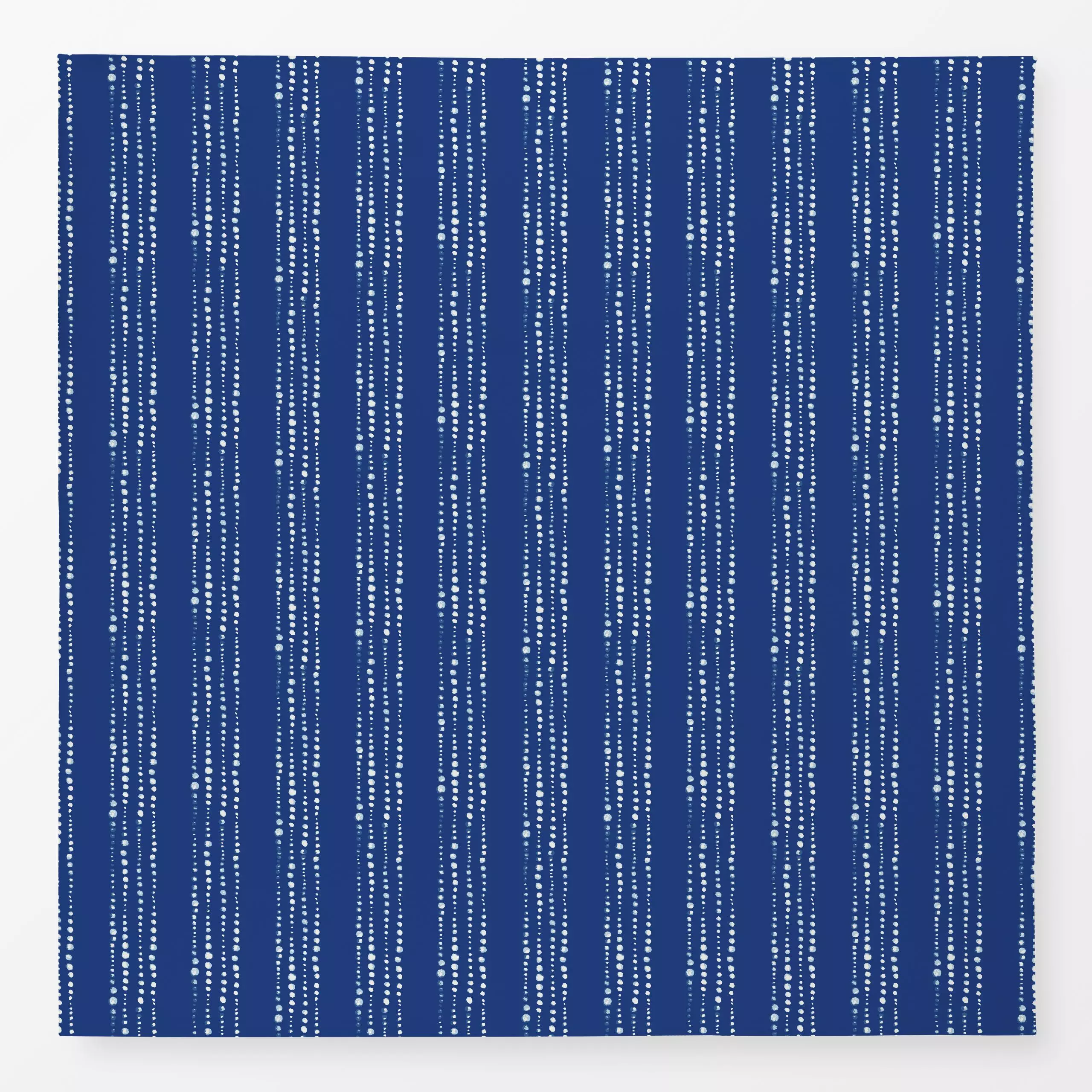 Tischdecke Collar de Perlas tiefblau - Symbole & Muster - von „Katrin Graff"; Punkte, maritim, coastal, Summerfeeling, bubbl...