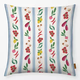 Kissen Gemüsestreifen im Landhausstil