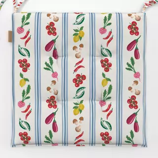 Sitzkissen Gemüsestreifen im Landhausstil