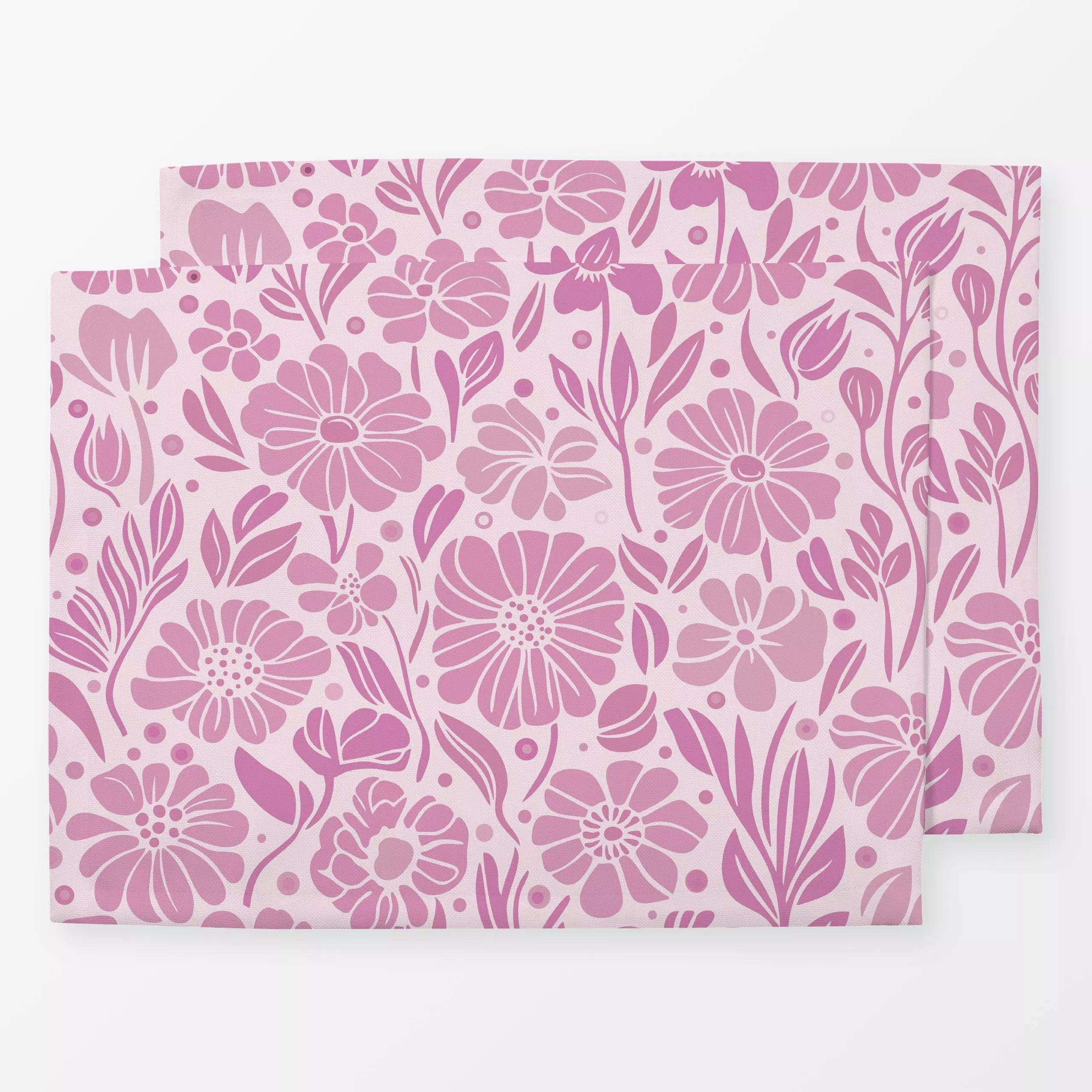Tischset Endless Summer Faded Pink, Blumen, Sommer, von Andrea Haase