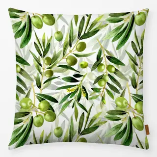 Kissen Oliven Zweige und Früchte