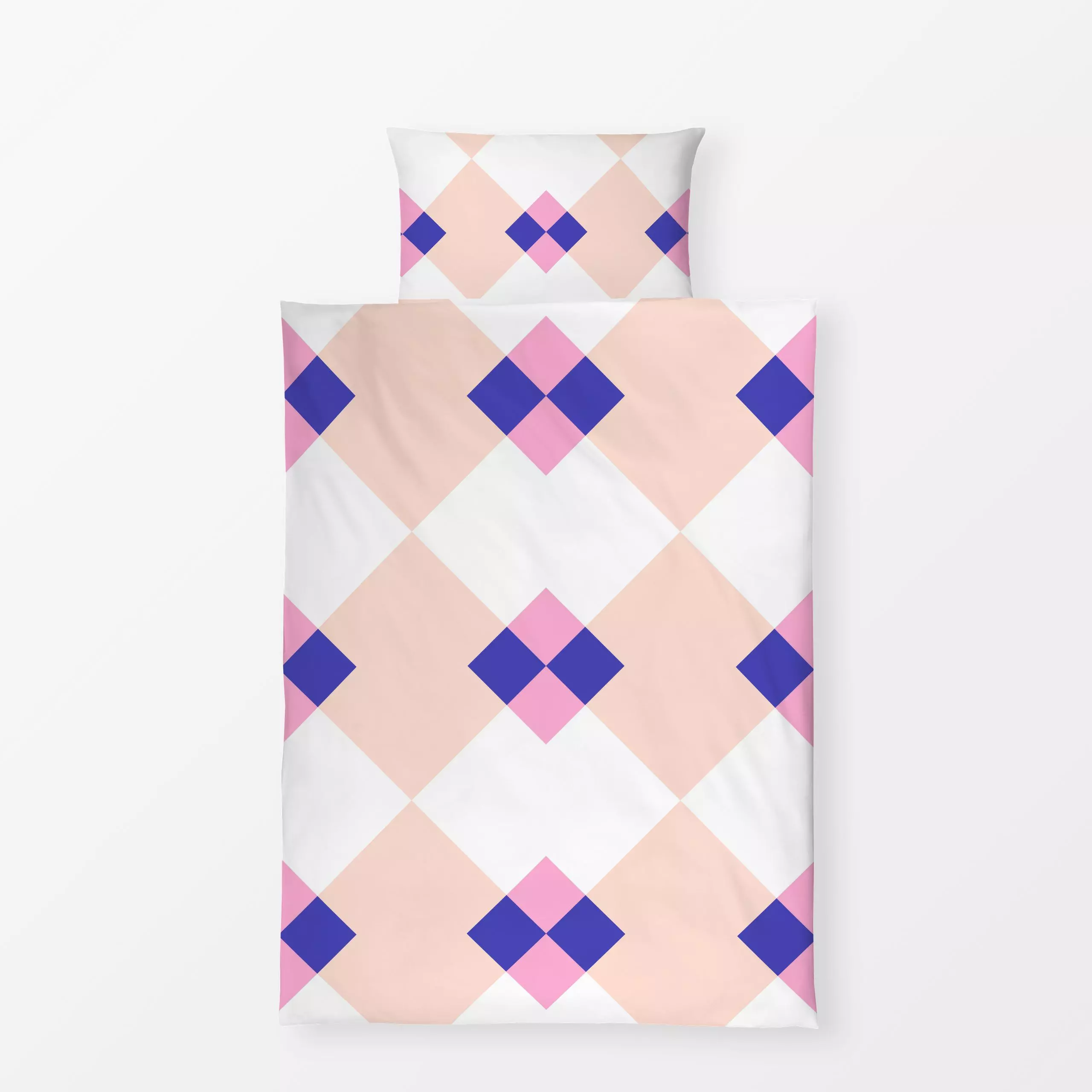 Bettwäsche KItchen Tile No 2 Pink - Symbole & Muster - von „Jana Moßmann"; Kitchen, Fliesen, Fliesenmotiv, Fliesenmuster, he...