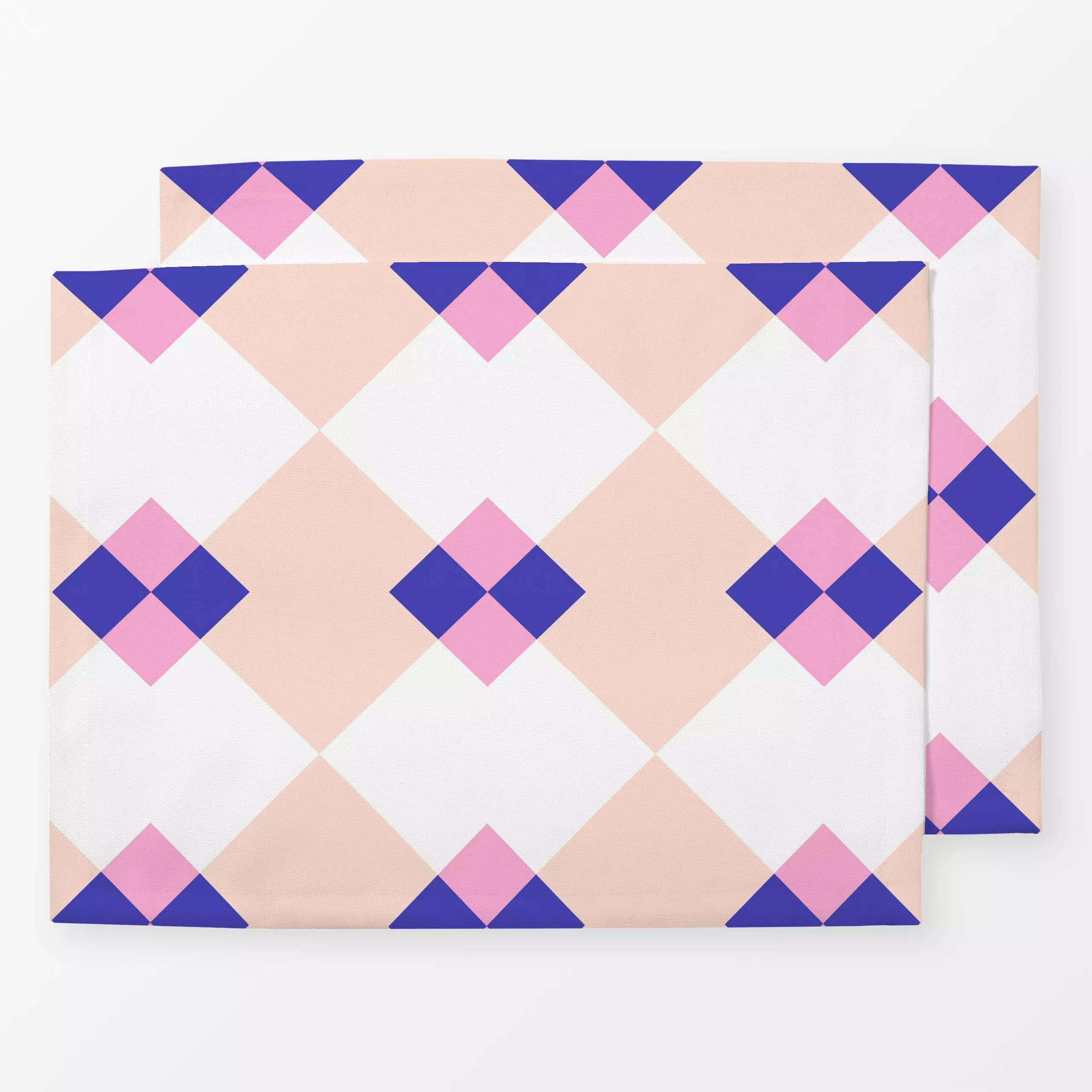Tischset KItchen Tile No 2 Pink - Symbole & Muster - von „Jana Moßmann"; Kitchen, Fliesen, Fliesenmotiv, Fliesenmuster, hejc...