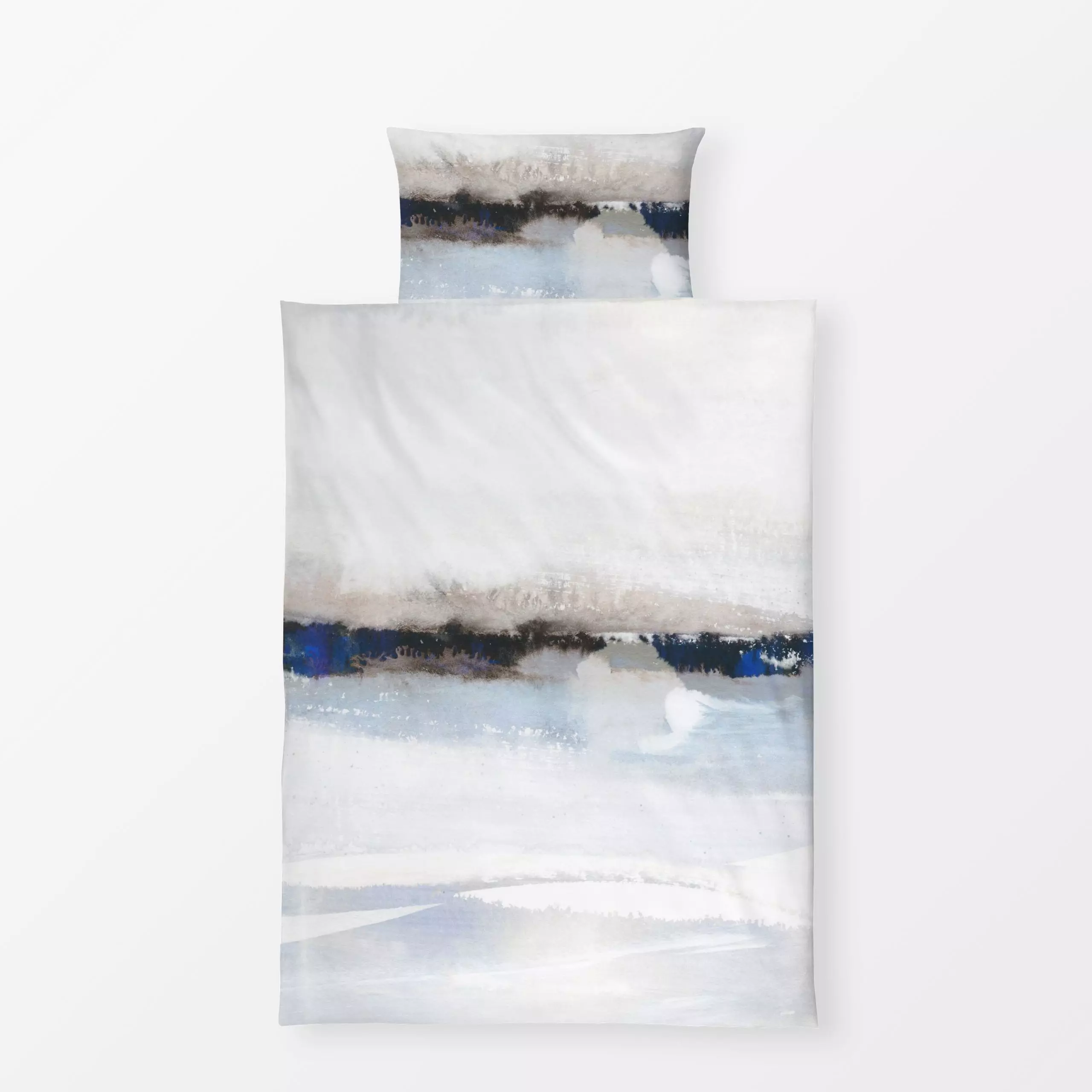 Bettwäsche Watercolors 34 - Symbole & Muster - von „Mareike Böhmer"; Aquarell, Textur, minimal, linie, abstrakt, kontrast