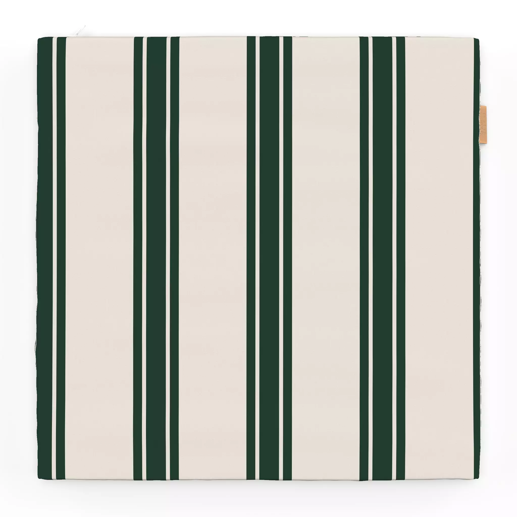 Sitzkissen Weihnachtsstreifen1 grün beige Weihnachtsstreifen1 grün beige