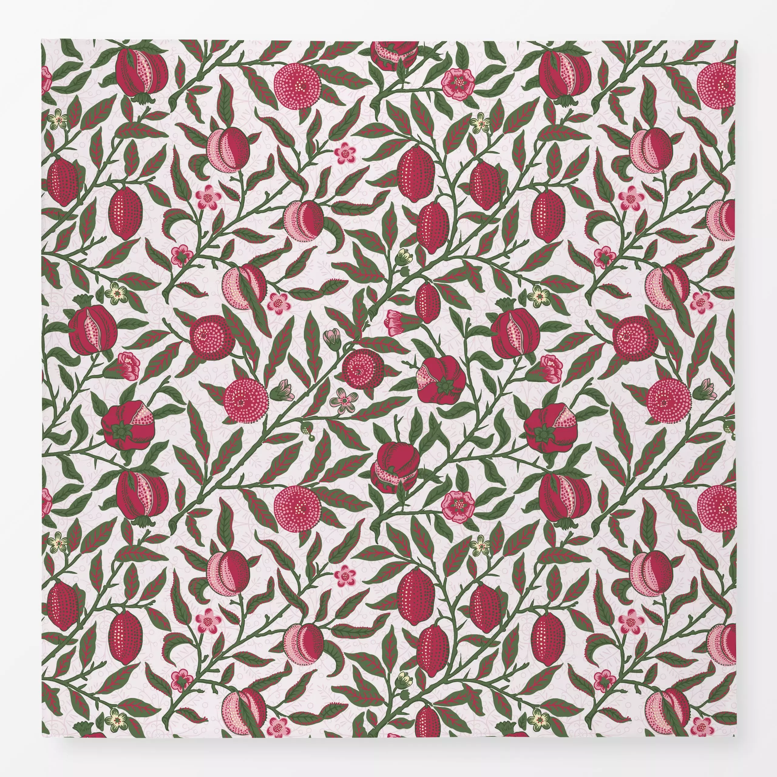 Tischdecke Pomegranate William Morris 1 - Blumen & Florales, Pflanzen & Botanik, Retro & Vintage - von „Uta Naumann"; Trocke...