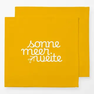 Servietten Sonne Meer Weite