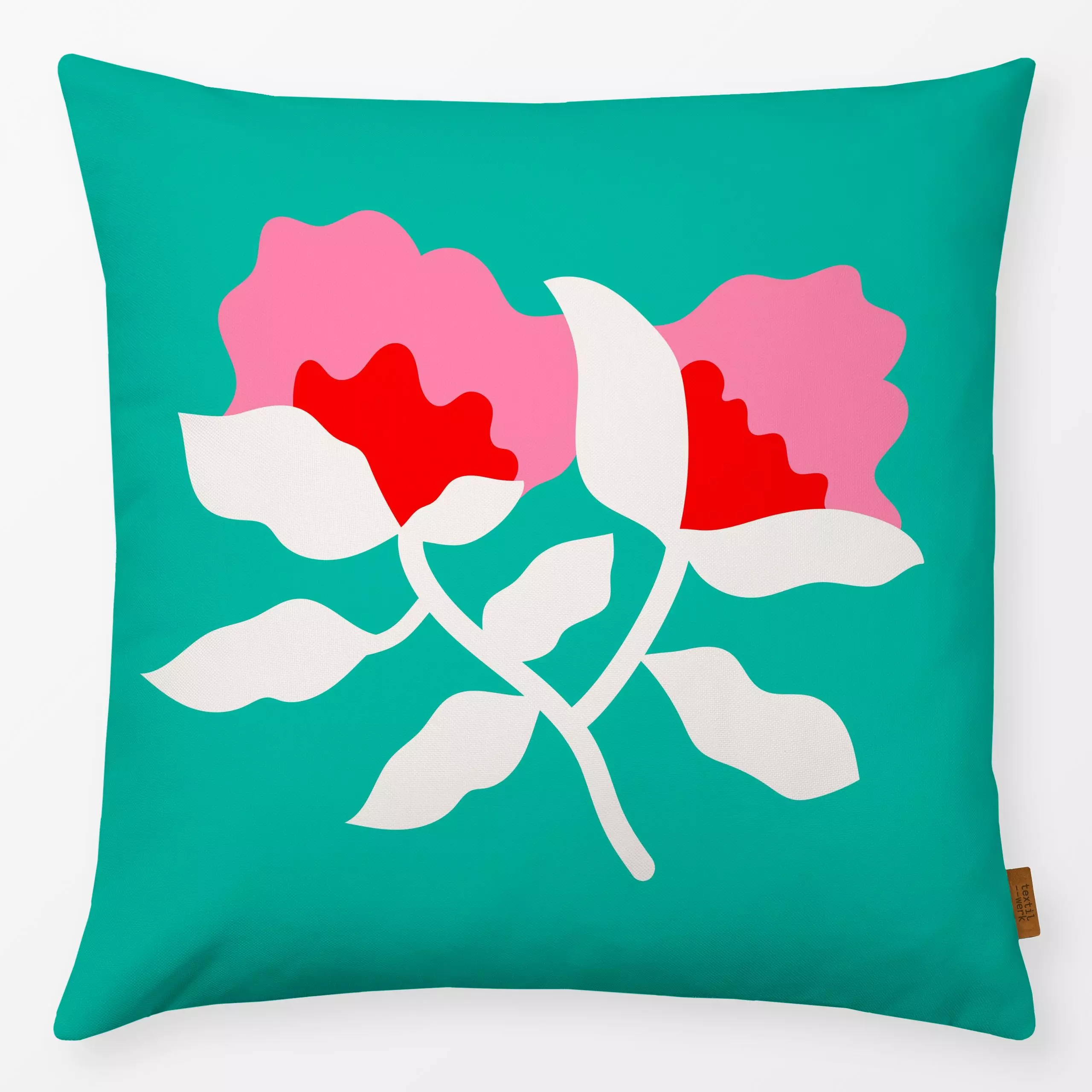Kissen Sweet Flower Pink Red - Blumen & Florales, Pflanzen & Botanik - von „Jana Driver"; Blumen, Sommer, pink, rot, flowers...