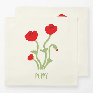 Servietten Poppy