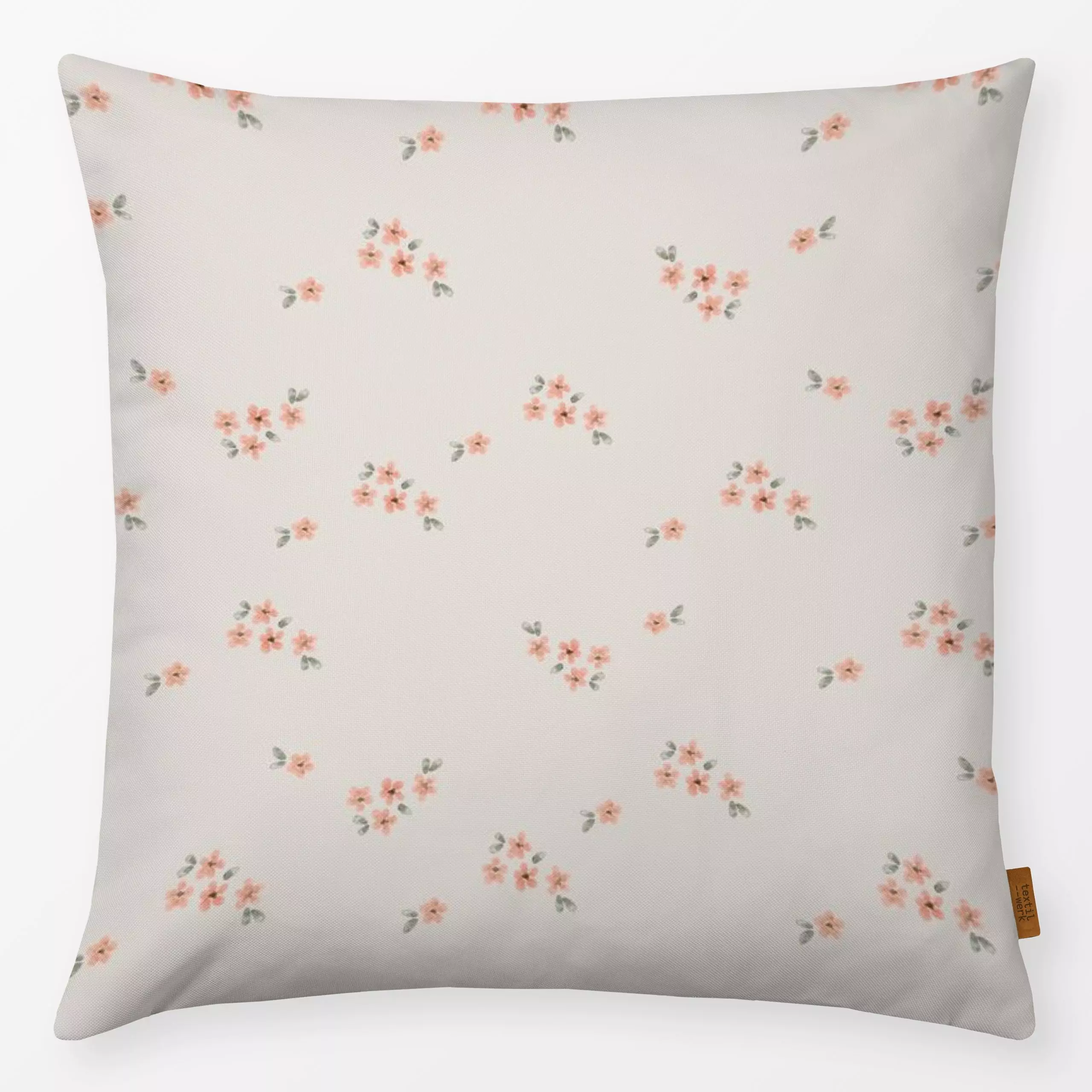 Kissen cute romantic flowers - Blumen & Florales, Pflanzen & Botanik - von „youdiful"; altrosa, Wildblumen, Sommerblumen, Hy...