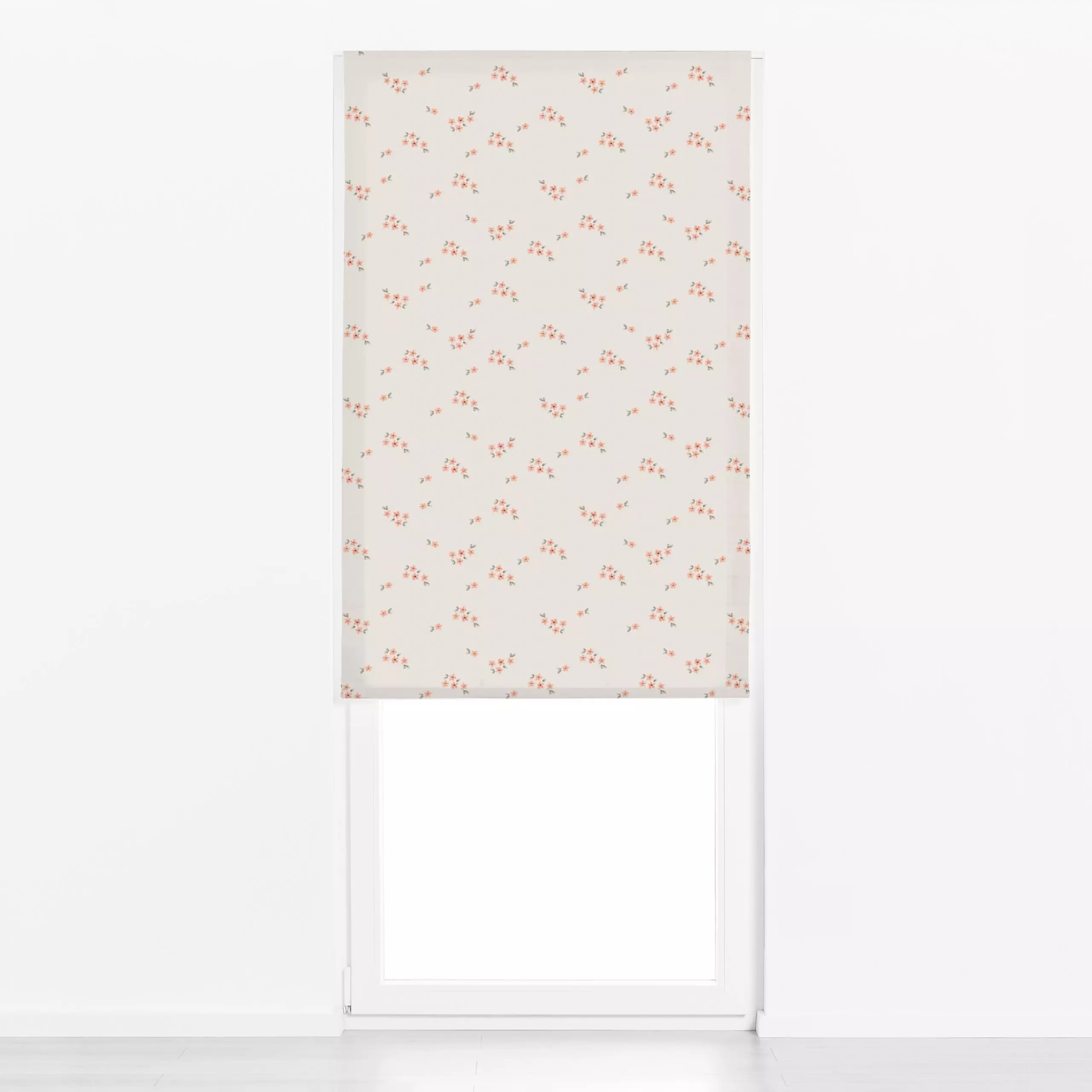 Raffrollo cute romantic flowers - Blumen & Florales, Pflanzen & Botanik - von „youdiful"; altrosa, Wildblumen, Sommerblumen,...