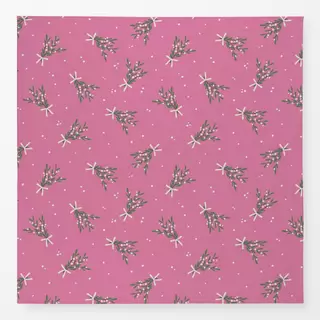 Tischdecke Mistelnstrauss Allover Pink