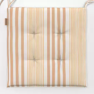 Sitzkissen Slow stripes peach