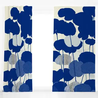 Dekovorhang Fleurs Bleues