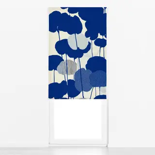 Raffrollo Fleurs Bleues