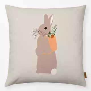 Kissen Osterhase Hell Beige