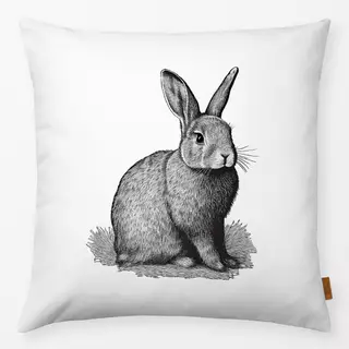 Kissen Vintage Rabbit